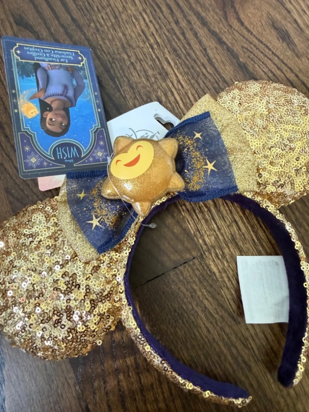 Disney Parks Sequin Wish Minnie Mouse Ears Headband | NWT